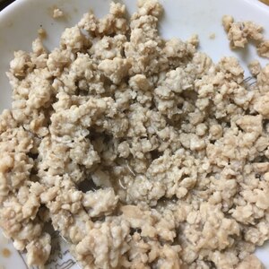 基本のしょうが鶏そぼろ☆レンジで簡単